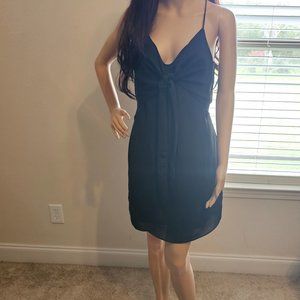 Naked Zebra ~ size M ~ Black mini party dress